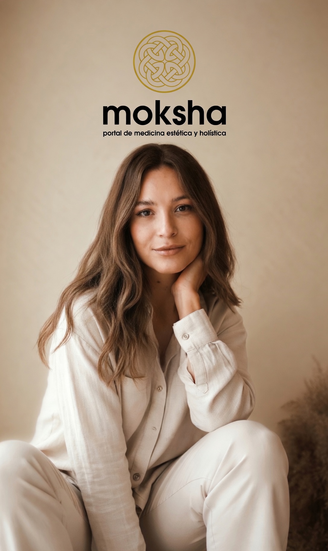 Retrato Moksha — portal de medicina estética y holística